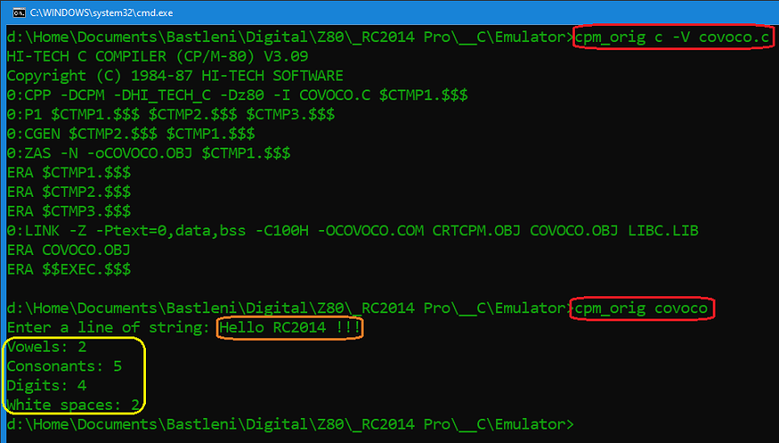 Compiling C source on PC