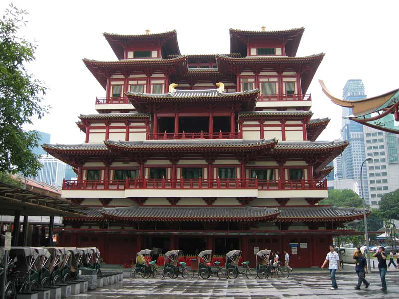 Chrám s relikvií Buddhova zubu / Buddha Tooth Relic Temple (Chinatown, SGP)