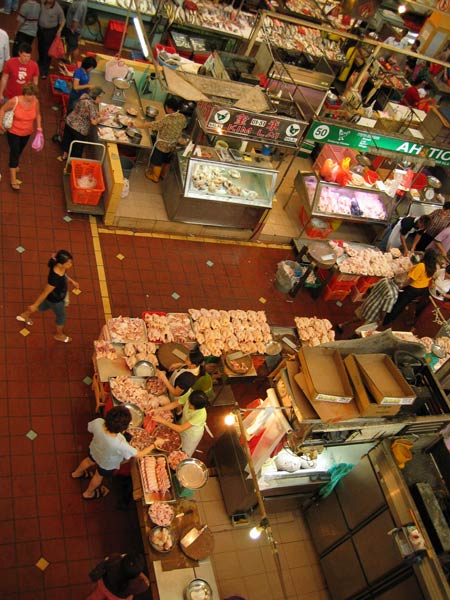 Tržnice Tekka Market v Malé Indii / Tekka Market in Little India (SGP)