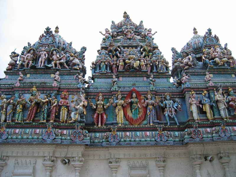 Chrám Sri Veeramakaliamman v Malé Indii / Sri Veeramakaliamman Temple in Little India (SGP)