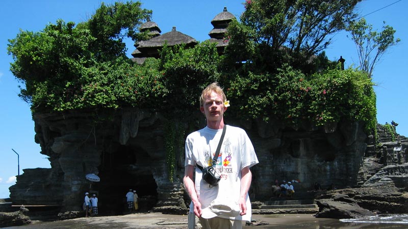 Napil jsem se Svaté vody v chrámu Tanah Lot / I have drunk the Holy water at Tanah Lot temple (Bali, RI)