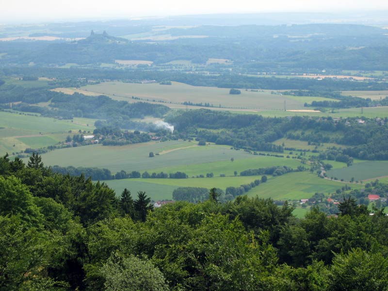 Výhled na Český ráj z Kozákova / A view of Bohemian Paradise from Kozákov