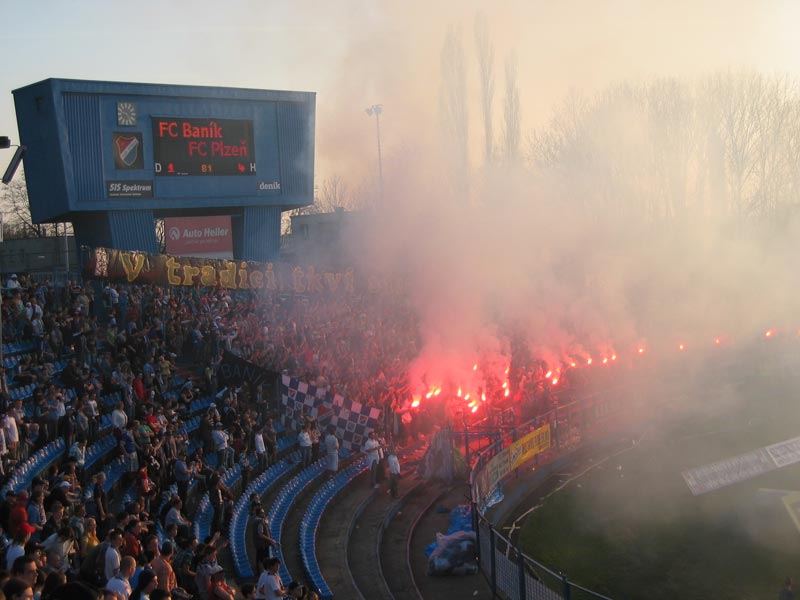 Fanoušci Baníku Ostrava / Fans of Baník Ostrava