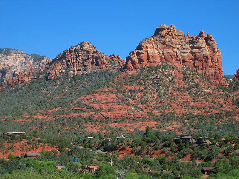 Červené skály blízko Sedony (Arizona, USA) / Red Rocks near Sedona (Arizona, USA)