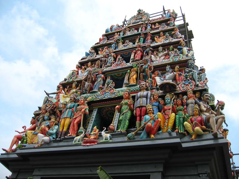 Chrám Sri Mariamman v Chinatownu (SGP) / Sri Mariamman temple in Chinatown (SGP)