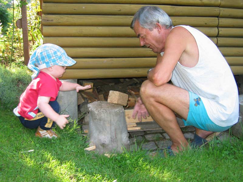 Míša & taťka/dad