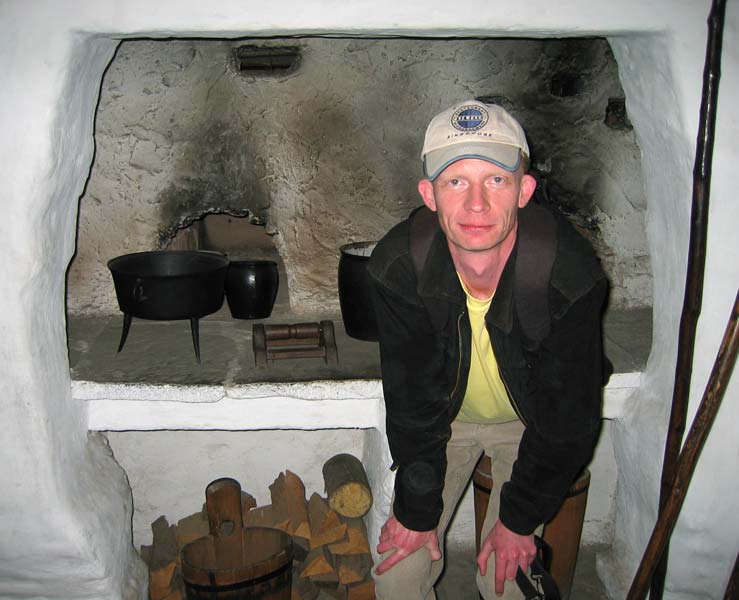 Já v rožnovském skanzenu / Me in the open-air folk museum in Rožnov